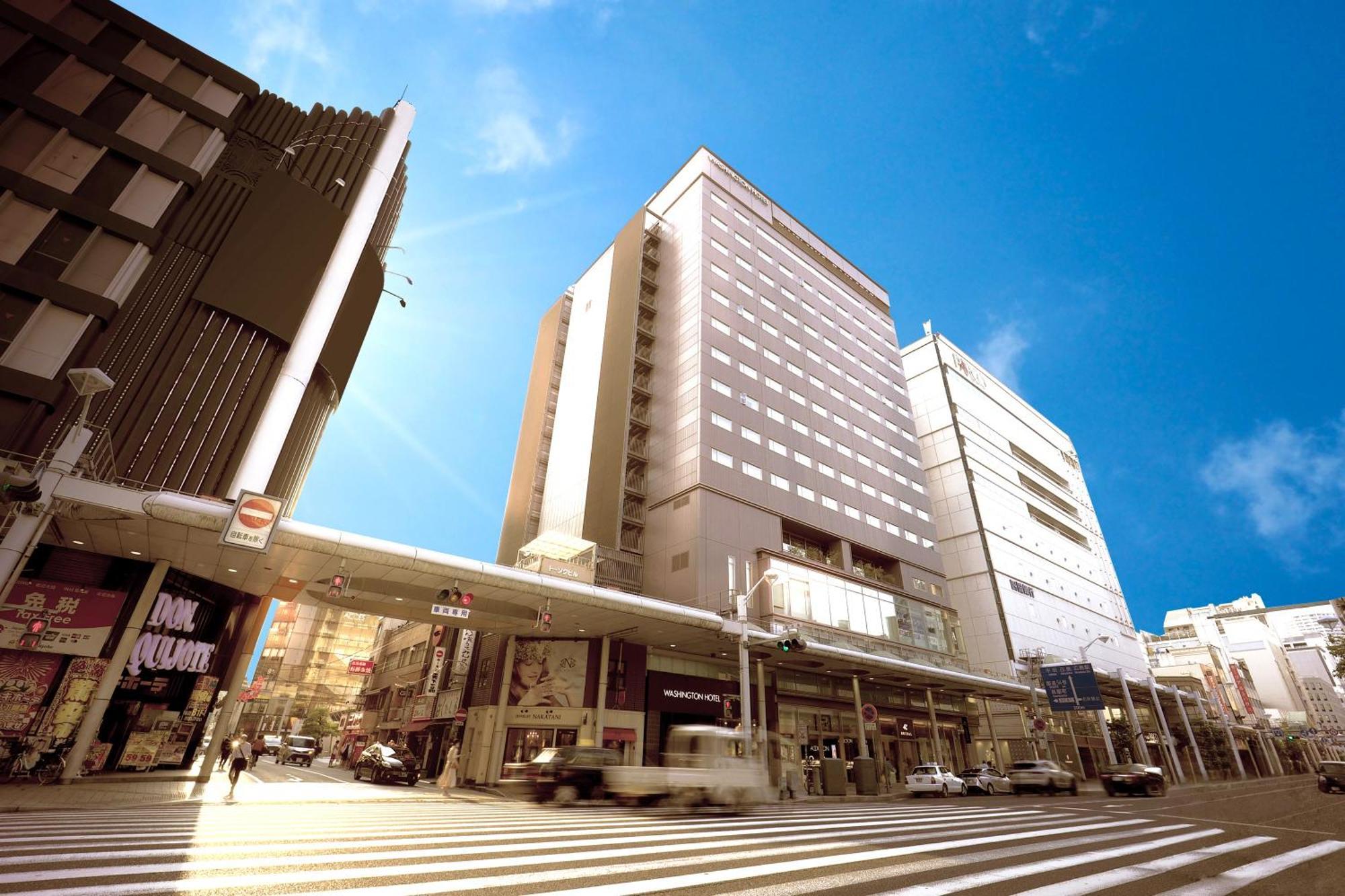 Hiroshima Washington Hotel Bagian luar foto